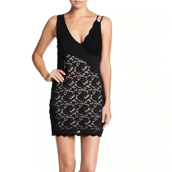 New Free People Lower East Side Lace Dress - Picture 1 of 8